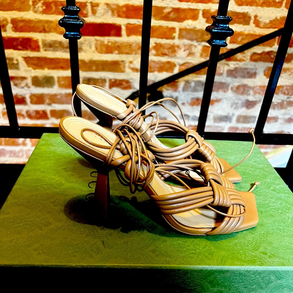 Mercedes Castillo Lace Up Sandals | Size 39.5